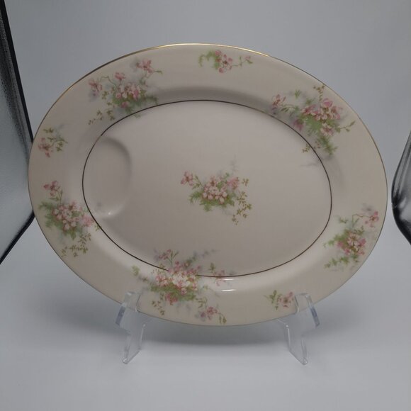 Theodore Haviland New York APPLE BLOSSOM 14" x 11"  Platter - Picture 2 of 13